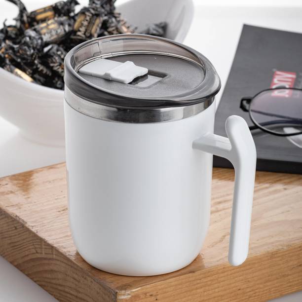 SPEACK Coffee Lover's Preferable Choice John Sipper Lid Stainless Steel, Plastic Coffee Mug