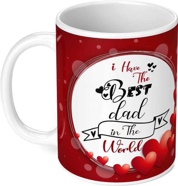 DojaBeauty Dad Best Gift For Birthday & Return Gifts For Loving Ones (DB-235) Ceramic Coffee Mug