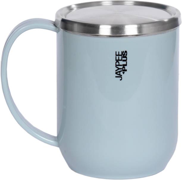 Jaypee Plus Cupshup Coffee with Steel Lid Plastic Covered Stainless Steel Stainless Steel Coffee Mug