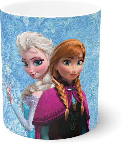 Growkaart Frozen Ceramic Coffee – Elsa, Anna & Olaf Printed, BT MUG-0031 Ceramic Coffee Mug