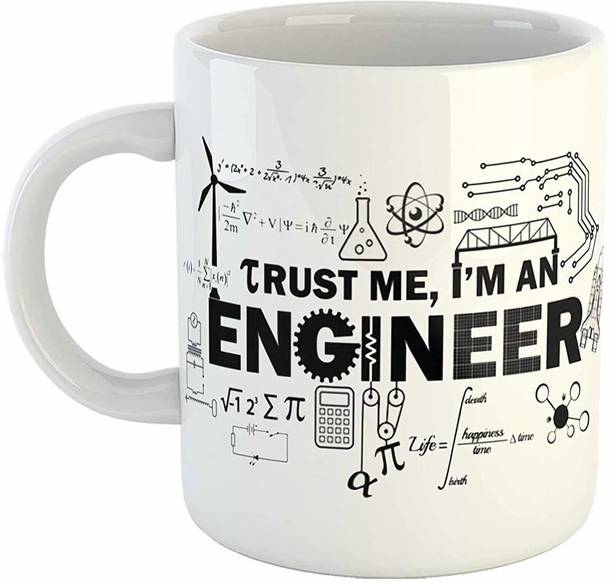 PASHUPATASTRA Trust Me I'm an Engineer, Ceramic White Coffee, Birthday Gift, Engineers Gifts Idea, Printed सिरेमिक मग