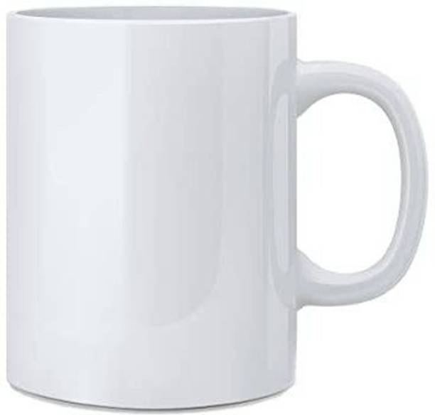 Convay lossy Finish Microwave Safe Ceramic Coffee Tea Milk Royal Plain White 350ml Ceramic Coffee Mug