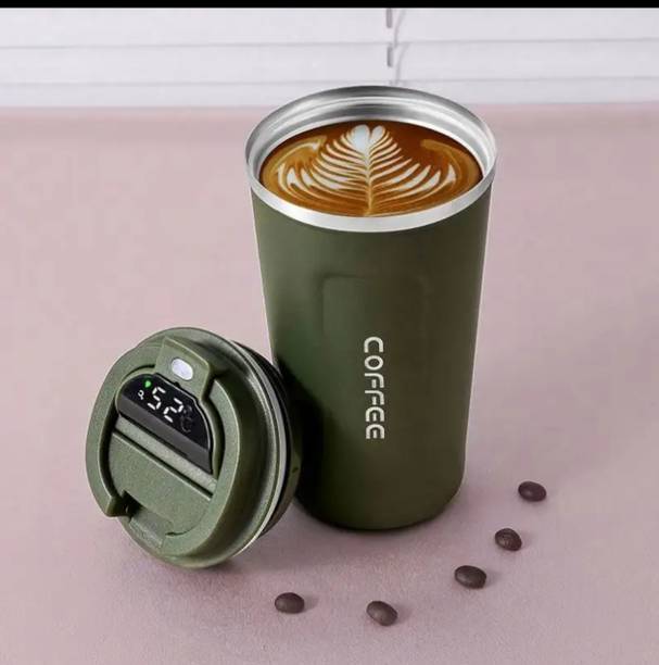 Ojra Vacuum insulated travel coffee mug Plastic, Stainless Steel Coffee Mug