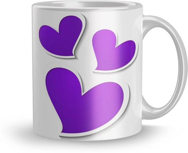 Gift4You Happy Kiss Day Colorful Design Ceramic Printed Coffee And Tea Gift on Boyfrien Ceramic Coffee Mug