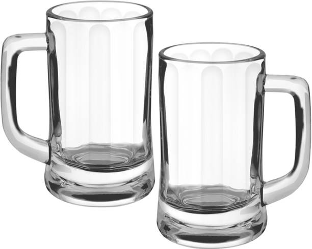 TREO Munich Cool 359 ml Each, Transparent|Juice|Water Glass Beer Mug