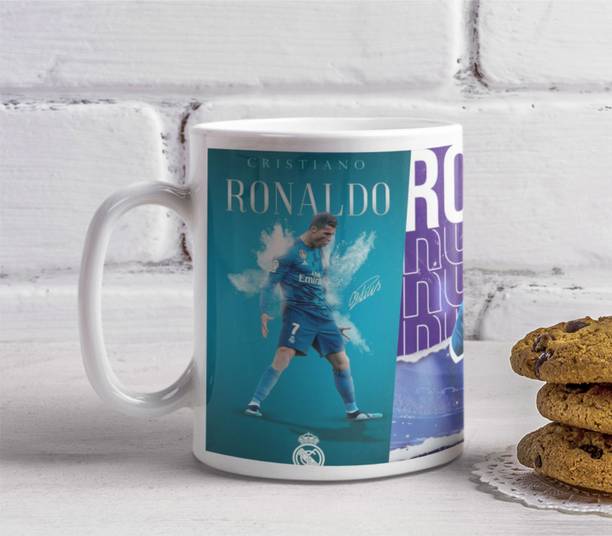 SMIZE Ronaldo Printed mug Stylish for Coffee Lovers, Perfect Gift for Ronaldo Fans Ceramic Coffee Mug