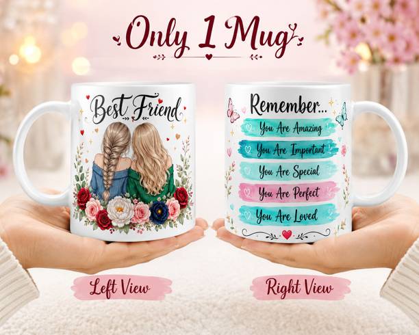 BALESARA Bestie Love Ceramic Bestie07 Ceramic Coffee Mug