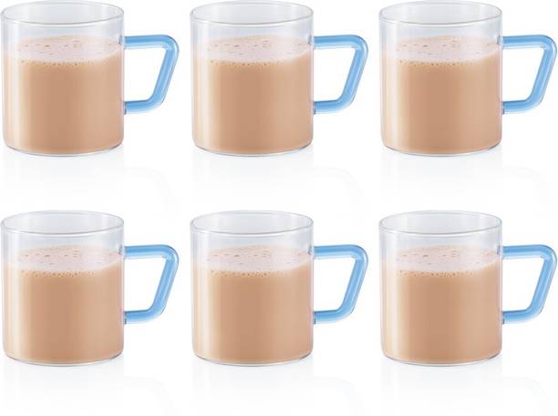 BOROSIL Visions, 190 ml/65mm Glass Coffee Mug
