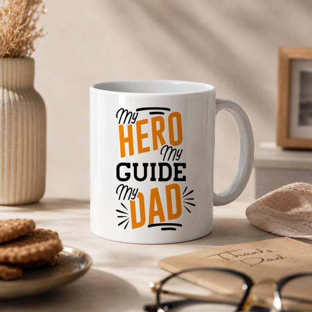 Vihaan Fashions Father's Dat Theme Printed Coffee for Dad | Father's Day Gift, FDMUG-21 Ceramic Coffee Mug