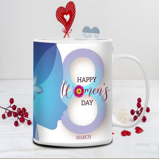 GiftWeb Perfect Gift to Women's Day Truly Unforgettable Ceramic Coffee (325 ml}10 Ceramic Coffee Mug