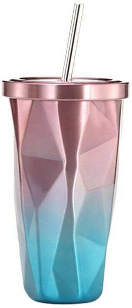 Birudmart Travel, Insulated Coffee Cup with Leakproof Lid for Water and Tea, Thermal Stainless Steel Tumbler