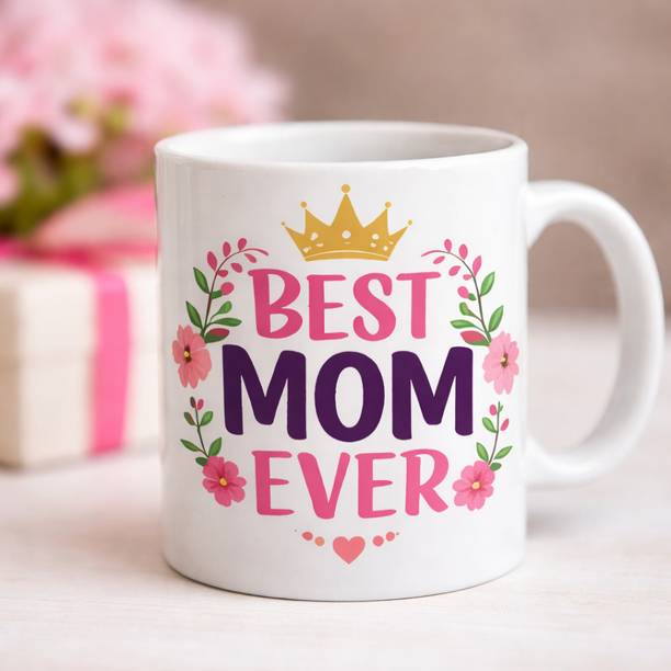 Haniza BEST MOM EVER Ceramic Coffee Mug