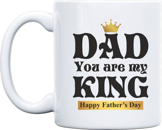 Nova Creations Microwave Safe Dad You're my king Ceramic Coffee Mug