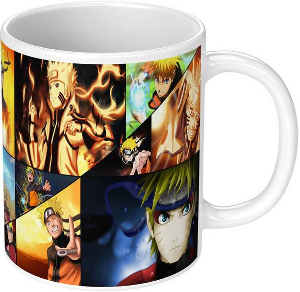 Printwala Naruto Cup Naruto Printed mug For Boys & Girls Microwave Safe(B-169) Ceramic Coffee Mug
