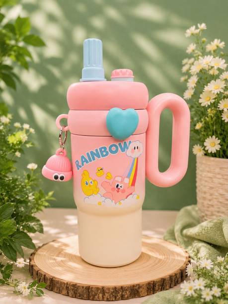 stanle Rainbow Cartoon Tumbler Cup Stainless Steel Tumbler