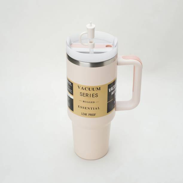 AANZIA Tumbler with Handle,Dual Lid,Drinking Straw,Hot&Cold Double Vacuum Insulated Stainless Steel Tumbler