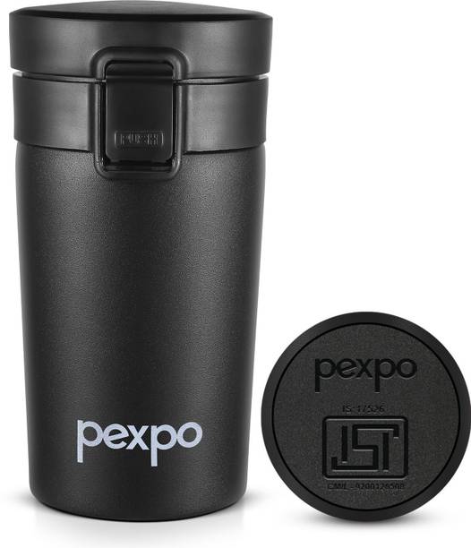 pexpo Cocoa Vacuum Insulated Hot & Cold Spill Proof Stainless Steel Coffee Mug