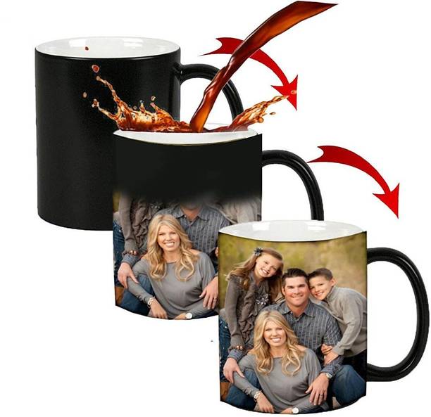 Convay Photo Printed Ceramic Black Magic Coffee Ceramic Coffee Mug