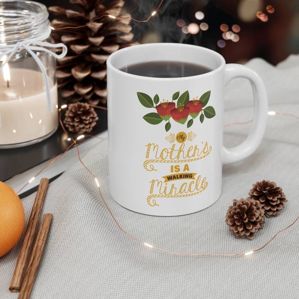 Trykk Art Mother's Day Theme Printed Ceramic Coffee | Gift for Mother, MDMUG-14 Ceramic Coffee Mug