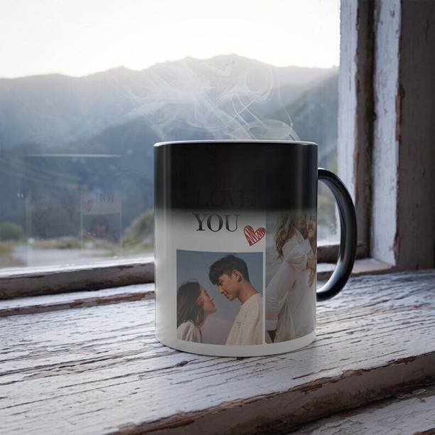 Giftspedia Photo and Text / Cup For Birthday , Anniversary Gift Magic mug 36 Ceramic Coffee Mug