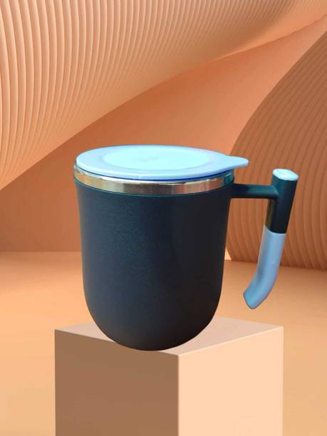 Berlin Stainless Steel Coffee With Lid Blue Stainless Steel Coffee Mug