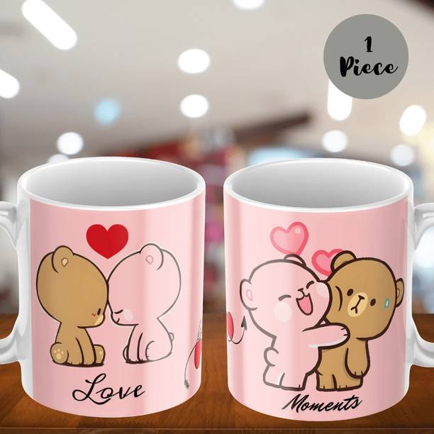 moomter BUBU DUDU LOVE GIFTING MUG FOR LOVELY COUPLE . SET OF 1 PC Ceramic Coffee Mug