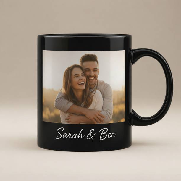 waio gifting solutions Customized black mug Ceramic Coffee Mug