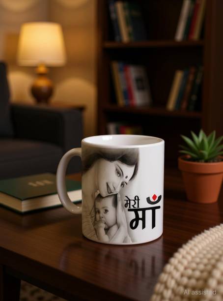 Gift Wintage MERI MAA GIFT PRINTED CERAMIC MUG Ceramic Coffee Mug