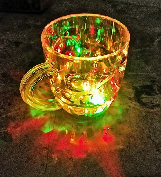 एल्सा Rainbow Color Changing Led Lights for Birthday Party, Return Gifts, Beer Party क्रिस्टल मग
