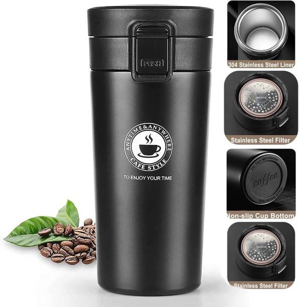 KAVANA Vacuum Insulated Travel Coffee/Tea Flask ,Stainless Steel Coffee for office Stainless Steel Coffee Mug