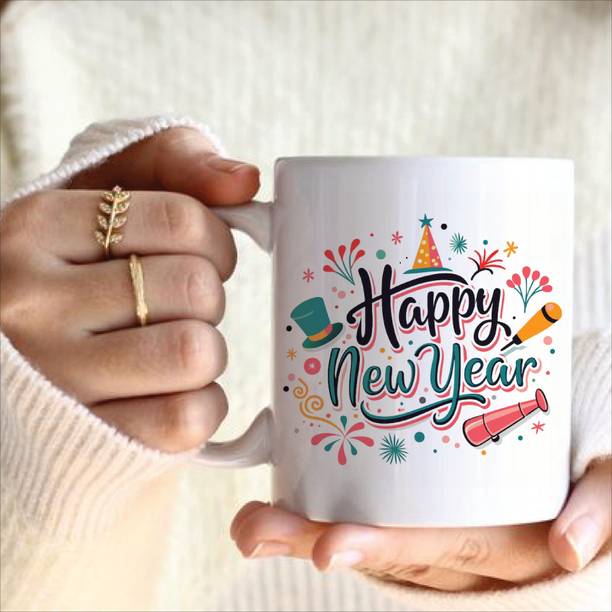 Print Ginnie Happy New Year Coffee Cup Gift for Love/Friends/Family Best Printed Ceramic Coffee Mug