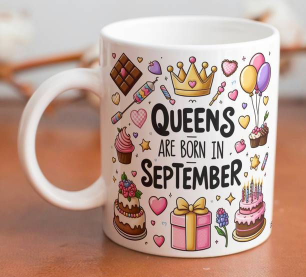 Goldencity Queens are Born in September, Best Gift for Happy Birthday to You Sep05 Ceramic Coffee Mug