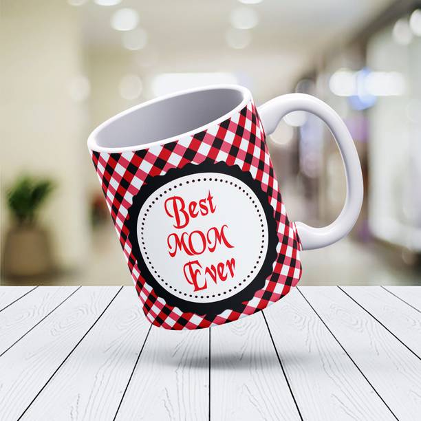 V Kraft Best mom Ever Unique mom Quote Printed Stylish Coffee for mom 147 Ceramic Coffee Mug