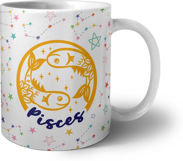 Phirki Studio ZODIAC PISCES(19 FEB- 20 MAR) Ceramic Coffee Mug