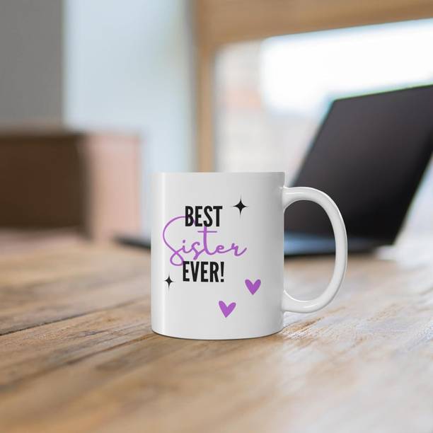 NEERMA Perfect Gifts for Sisters's Day, Birthday, Anniversary - Tea Coffees (11oz) Ceramic Coffee Mug