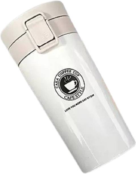 Nirvaana Thermos Flask with Lid Insulated Travel Tea and Coffee Plastic Coffee Mug