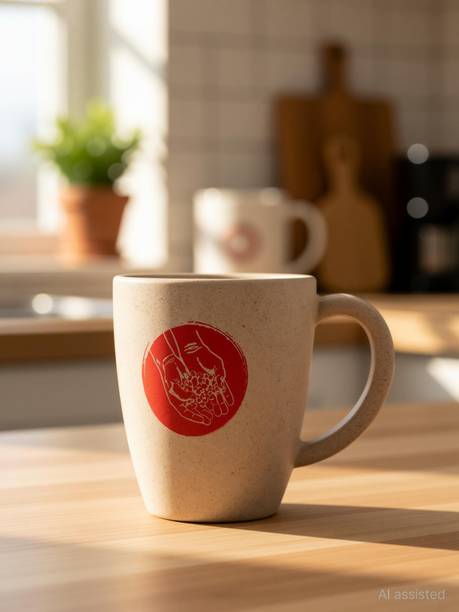 Cafe Coffee Day Printed Recycled Biocomposite Coffee Mug