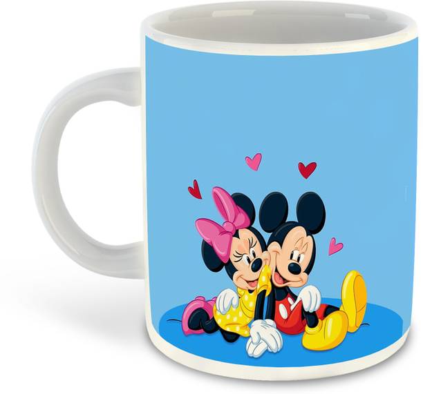 whats your kick new-wyk_Mickey Mouse Printed White Coffee - D2 Ceramic Coffee Mug