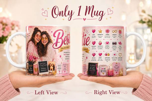 Goldencity Best Friends Ceramic Coffee 330ml Bestie11 Ceramic Coffee Mug