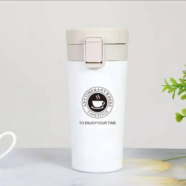 DeskFlex Coffee Travel – Vacuum Insulated, 380ml Stainless Steel Coffee Mug