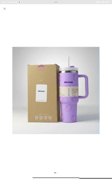 ved online mart Stanley Hello Kitty Stainless Steel Insulated Tumbler 1200ml with Handle & Straw Stainless Steel Tumbler