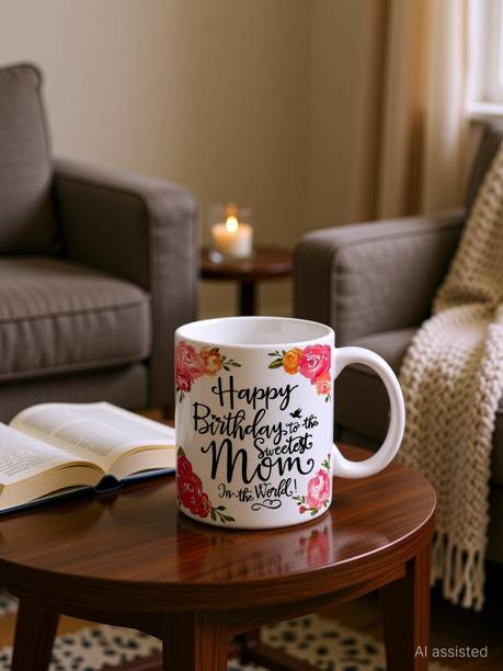 SUARD Happy Birthday world's best mom mother coffee mug cup WM-64 Ceramic Coffee Mug