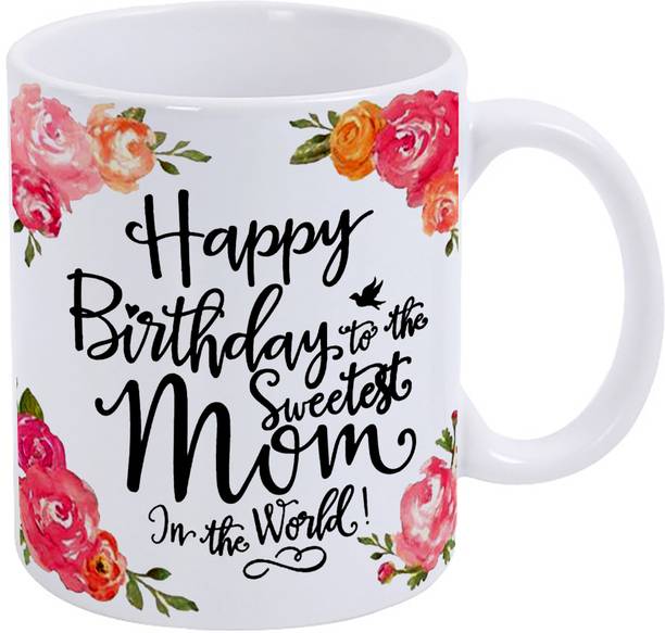 SUARD Happy Birthday world's best mom mother coffee mug cup WM-64 Ceramic Coffee Mug