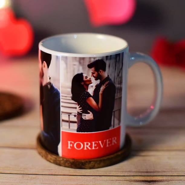 Giftspedia Photo mug Print Photo, Logo & Text on Cup For Birthday , Anniversary Gift 32 Ceramic Coffee Mug