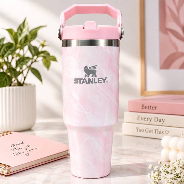 stanle Vacuum Insulated Tumbler Bottle Travel Coffee Cup Leakproof for Girls and Boys Stainless Steel Tumbler