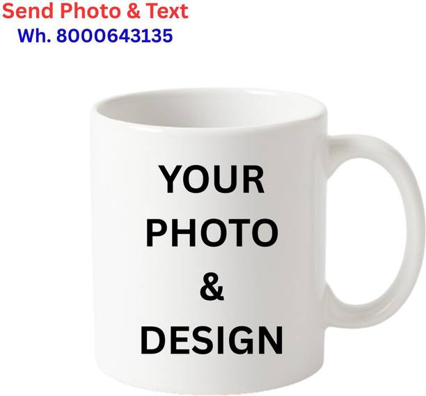 LUCKY FASHIONN WHITE MUG Ceramic Coffee Mug