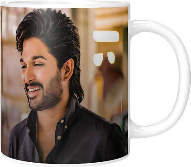 ऐवोरएलीट Personalized White Ceramic | Custom Photo & Name Gift for Birthday सिरेमिक मग