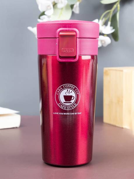 Nirvaana Double Wall Vacuum Insulated Stainless Steel Tea Coffee,Travel, Hot/Cold Stainless Steel Coffee Mug