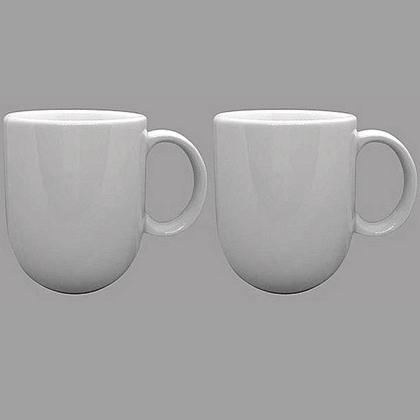 Ariane Coupe White Fine Porcelain Coffee Mug