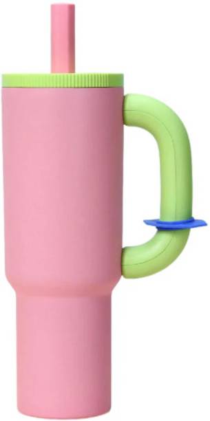 Stainley Pink Insulated Stainless Steel Tumbler with St...